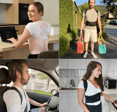 Alinea®X: Corrector de Postura Ultra Confort + Rodillo Masajeador Cuello (GRATIS)