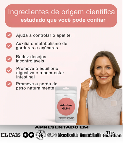 Velora® Adesivos GLP-1 / OFERTA 2x1 / 30+30 DIAS